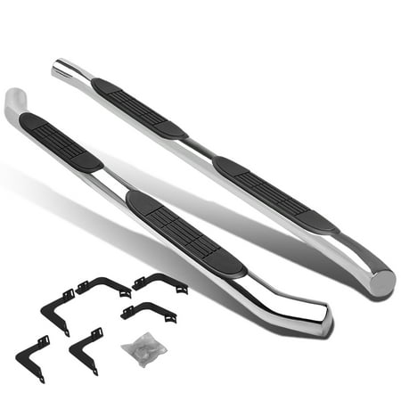 08 Nerf Bars Running Boards (For 2005 to 2016 Nissan Frontier Extended Cab Stainless Steel 3