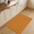 thumbnail image 2 of Entryway Rug 2'x3', Geometric Stripes Orange Kitchen Runner Rugs Non-Slip Carpet Mats, Polka Dots Abstract Retro Bedside Rugs Runners Washable Floor Carpet for Bathroom Laundry Room, 2 of 7