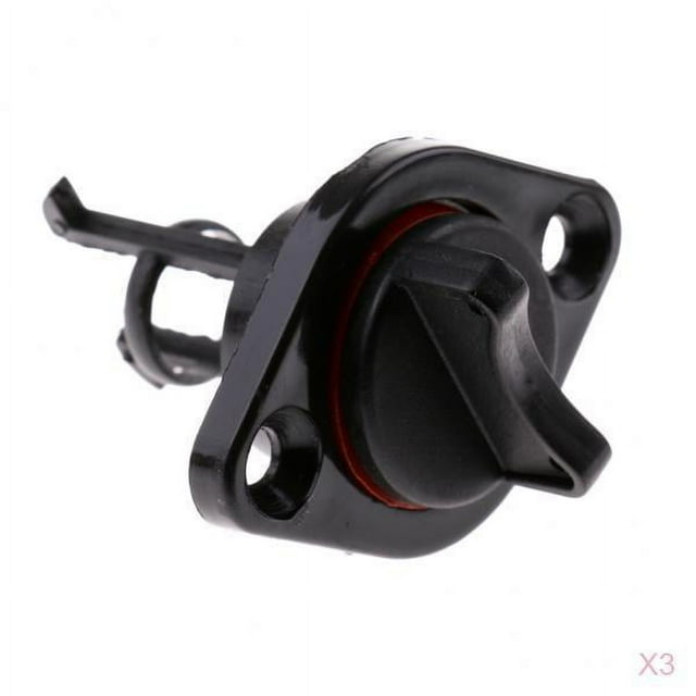 Paquete de 3 tapones de drenaje de rosca universales para , kayak, botes grandes