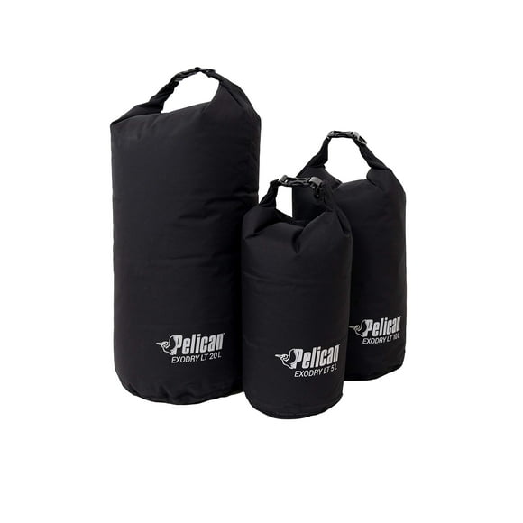 Bolsa de transporte Pelican ExoDry LT 10L, impermeable y ligera, negra