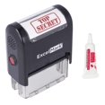 thumbnail image 1 of Tampon en Caoutchouc Auto-Encriant TOP SECRET - Encre Rouge (ExcelMark A1539) (Tampon Plus Recharge d'Encre 5cc), 1 of 4