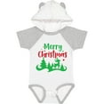 thumbnail image 3 of Inktastic Merry Christmas, Rudolph, Stars - Red Green Boys or Girls Baby Bodysuit, 3 of 5