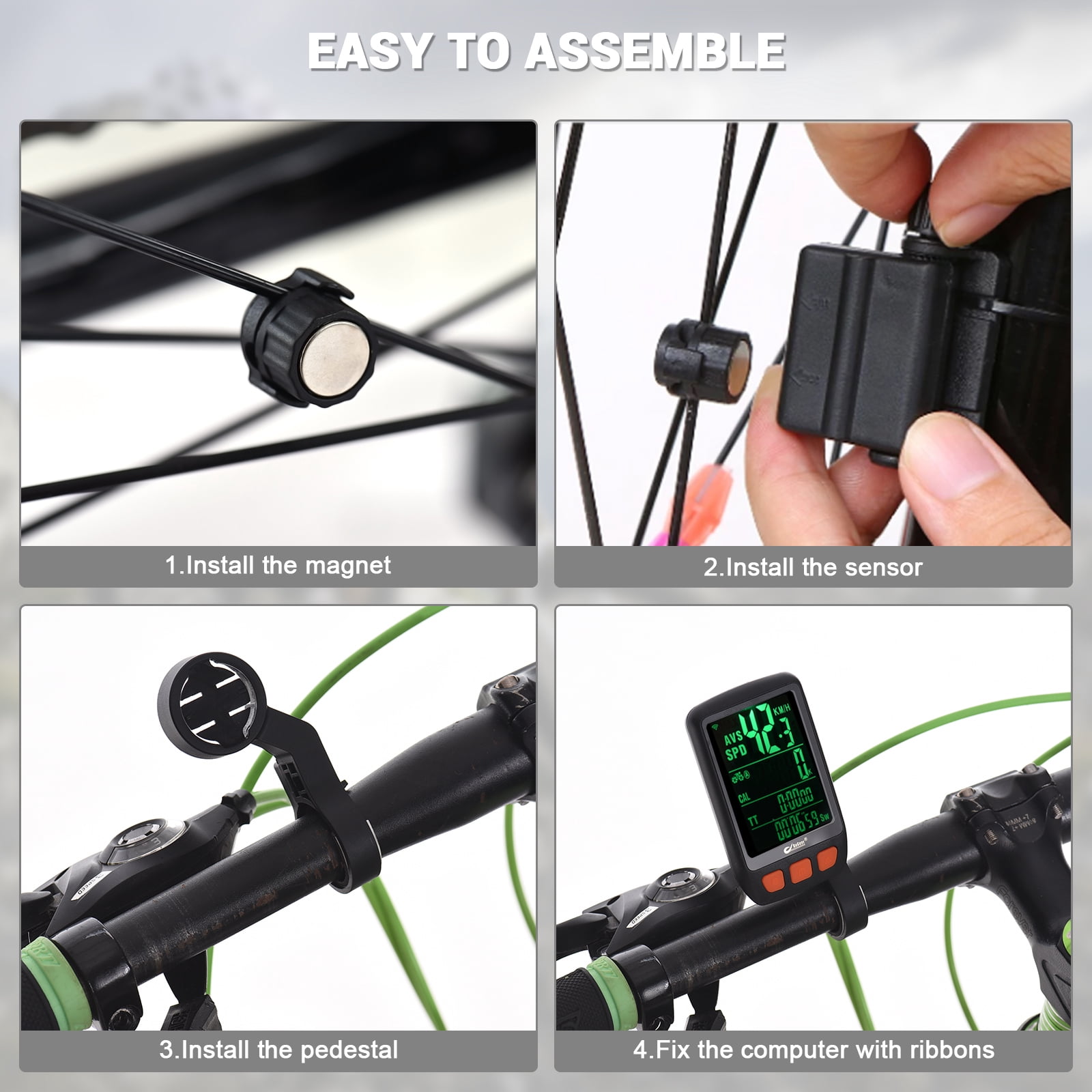 Aimant Pour Rayon De Roue Vélo – Capteur De Vitesse/compteur Kilométrique