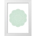 thumbnail image 1 of Artographie Studio 14x18 White Modern Wood Framed Museum Art Print Titled - Mandala Green, 1 of 4