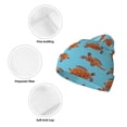 thumbnail image 3 of Lsque Turtle Pattern Knitted Beanie, Unisex Winter Hat, Knit Hat Winter Beanies Thick Fisherman Beanies Cuffed Plain Skull Caps, 3 of 6