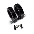 thumbnail image 1 of 3 in. Axle Clamp-On Trailing Arm Bracket - Black Anodize, 1 of 1