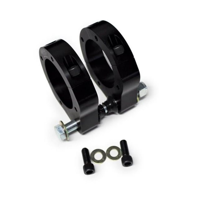 3 in. Axle Clamp-On Trailing Arm Bracket - Black Anodize