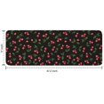 thumbnail image 7 of Black Christmas Cherry Pattern Kitchen Rug Mat,Kitchen Runner Rugs Non Skid Washable,Decorative Kitchen Floor Mats for Kitchen,Sink,Laundry,17"x47.2", 7 of 7