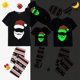 thumbnail image 3 of Pijama navideño a juego, conjunto luminoso de Papá Noel, brillante, 3 of 3