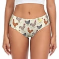 thumbnail image 1 of Balery Funny Chicken Ropa Interior de Algodón para Mujer con Dibujo – Braguitas Cómodas y Elásticas, Estilo Clásico-Medium, 1 of 6