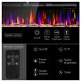 thumbnail image 5 of 50" Recessed and Wall Mountable Fireplace Heater with Remote Control, Adjustable Flame Color and Brightness, 5 of 9
