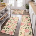 thumbnail image 2 of Pioneer Flower Floral Print Pattern Kitchen Rugs Sets Of 3,Kitchen Runner Rugs Non Skid Washable,Decorative Kitchen Floor Mats for Kitchen,Sink,Laundry,17"x30"+ 17"x47" + 17"x59", 2 of 6