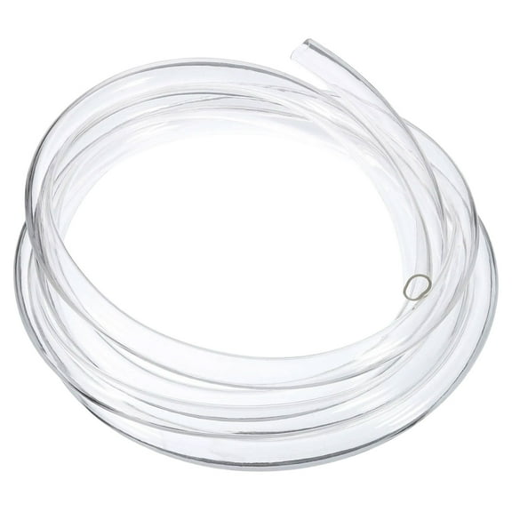 Tubing, 16mm ID x 19mm OD - 10 Feet Long Clear Vinyl Water Pipe, Lightweight Plastic Flexible