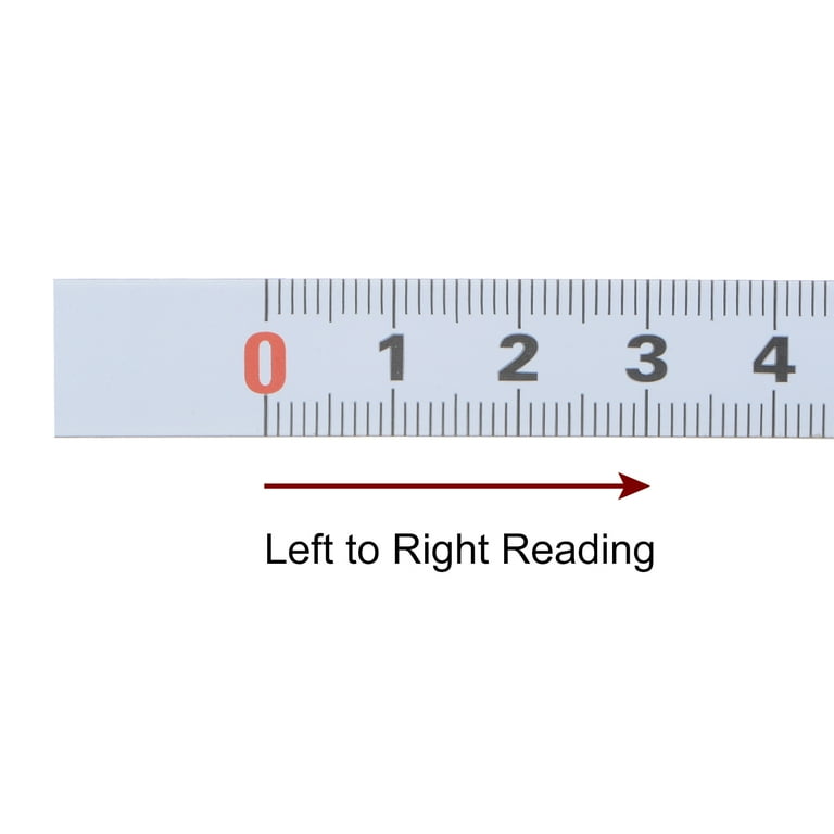 Steel tape measure reading outlet