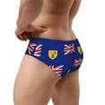 thumbnail image 2 of Men's Underwear Briefs Flag Of The Turks And Caicos Island Soft Breathable Comfy U Pouch Brief, 2 of 7