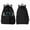 Black, variant on Polyester Mesh Drawstring Backpack with Internal Wet Pocket & Handle, Lightweight Swim Gym Beach Travel Storage Sack