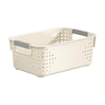 thumbnail image 2 of Plastic Storage Bins With Handles Stackable Organizer Containers for Kitchen Pantry Cabinet Wardrobe, 2 of 6