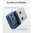 thumbnail image 3 of USB C Female to USB A Male Adapter 3 Pack, Type C Charger Cable Power Adapter Compatible with iPad Air 6, iPhone 13/12 Pro Max, Watch S7, Samsung Galaxy S20 etc Blue, 3 of 7