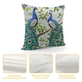 thumbnail image 4 of GOSMITH Satin Pillowcase for Hair and Skin Tropical Valentine Animal Peacock Palm Slip Cooling Throw Pillow Cover Bedside Cases with Envelope Closure, 4 of 5