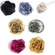 thumbnail image 3 of Xiao Hua Cinturón de flores de rosa para mujer, cinturón decorativo con cadena de flores, cinturón de cuerda para vestido (azul), 3 of 4