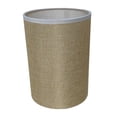 thumbnail image 4 of oshhnii Burlap Lampshade Decoration Barrel Fabric Lampshade for Hotel Wall Lamp Home Yellow Round, 4 of 9
