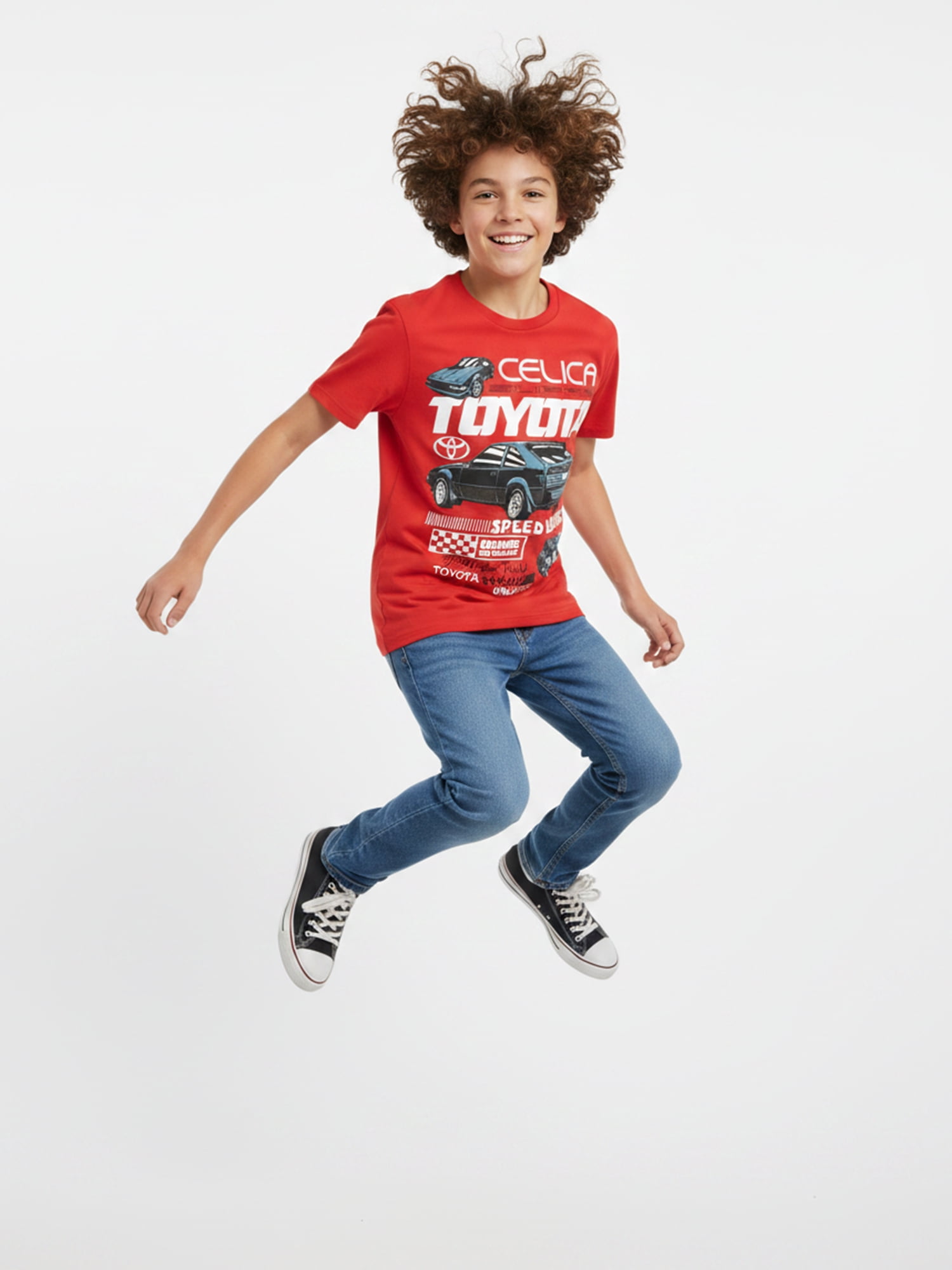 Toyota Boys' Graphic Tee with Short Sleeves, Supra, Sizes 4-18