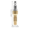thumbnail image 2 of Shisuyan Threaded Tire Connector Quick Connect Air Hose Nozzle Quick Connect Air Hose Nozzle Threaded Air Fitting Air Hose Adapter, 2 of 9