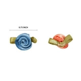 Offray Embellishment, Small Ribbon Hand Made Rose Accessory, 40 Count ...