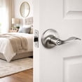 thumbnail image 6 of Satin Nickel Privacy Lever, Bed and Bath Door, 6-Way Universal Fit, 6 of 13