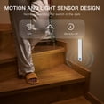 thumbnail image 4 of VOLIVO 34 LED Under Cabinet Lights, USB Rechargeable Closet Lighting kit with Motion Sensor and Magnetic Strip for Wardrobe, Kitchen Wireless Lighting,2 Pack, 4 of 6