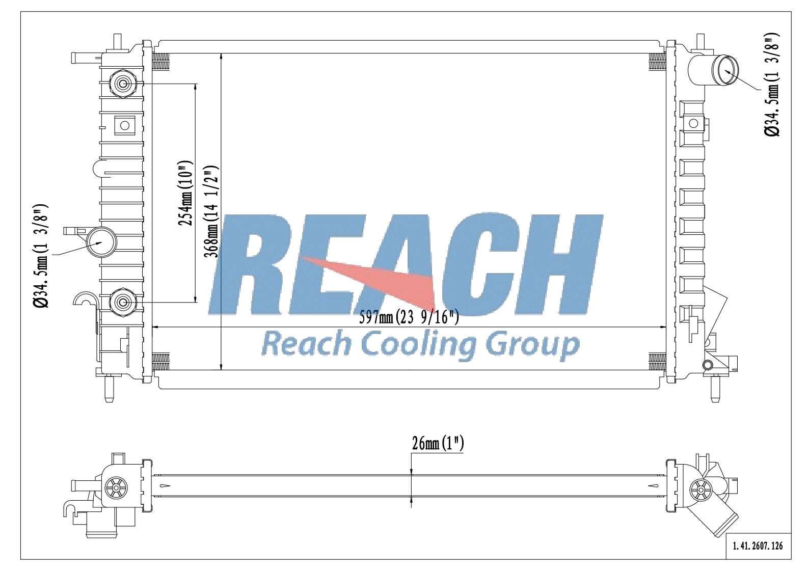REACH Radiator 41-2607