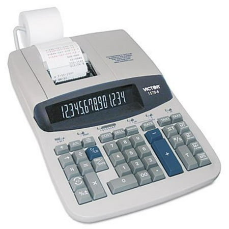 1570-6 Two-Color Ribbon Printing Calculator, Black/Red Print, 5.2 Lines/Sec, Sold as 2 Each