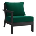 thumbnail image 4 of WestinTrends Avalon Outdoor Patio HDPE Sectional Sofa with Patio Cushions, Black/Green, 4 of 6