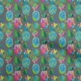 thumbnail image 1 of oneOone Cotton Silk Gray Fabric Pineapple Quilting Supplies Print Sewing Fabric By The Yard 42 Inch Wide, 1 of 6