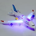 thumbnail image 4 of Travelwant Airplane Toys for Kids, Bump and Go Action, Toddler Toy Plane with LED Flashing Lights and Sounds for Boys & Girls 3 Years Old (Airplane), 4 of 9