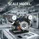 thumbnail image 3 of Juego de bloques de construcción Mould King Technic V8 Engine (535 piezas), 3 of 7