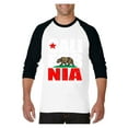 thumbnail image 1 of Mens Raglan Sleeve Baseball T-Shirts - California Cali, 1 of 5