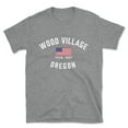 thumbnail image 1 of Wood Village Oregon Patriot Men's Cotton T-Shirt, 1 of 1