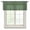 Green, variant on Dark Brown Sheer Curtains Valances for Windows Vintage Country Monochrome Chocolate Color Chiffon Kitchen Valances for Cafe, Voile Window Treatments Curtains for Living Room Bedroom, 60"x18"