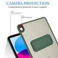 thumbnail image 6 of ELEHOLD For Apple iPad 11th Gen (A16 ) 2025 Military Garde Protection Case Slim Rugged Cover, with Built-in Kicksatnd, Lens&Screen Protect, Green, 6 of 7