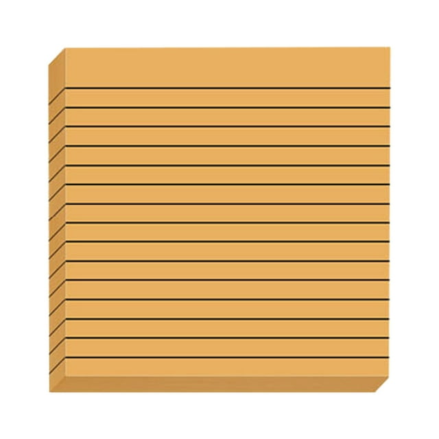 Notes Autocollantes Lignées 2,99 X 2,99 Po Couleurs Vintage Bloc de Notes Autocollantes, Blocs Mémo Autocollants, Notes Autocollantes 3 X 3 Po à Fort Pouvoir Collant, Design Mignon Ligné, Blocs Autoadhésifs Durables