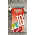 thumbnail image 3 of Ambesonne Abstract Quilted Bedspread Set 2 Pcs, Happy Party Words, Twin Size, Multicolor, 3 of 3