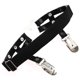 thumbnail image 4 of Sonducket Mujeres Sexy elástico cuero pierna anillo liguero Punk corazón remache muslo anillo Punk Goth cuero arnés ajustable Ropa, zapatos y accesorios Miscelánea negro 30-50cm, 4 of 6