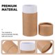 thumbnail image 4 of 10 cajas de regalo de papel marrón con forma de cilindro para botellas de aceite, 4 of 8