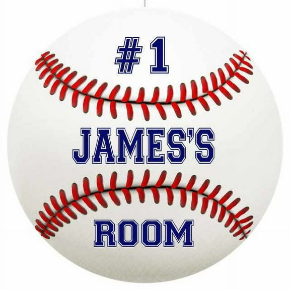 JAMES'S Bedroom 12" Round Metal Sign Boys Room Wall Décor Gift 200120030017