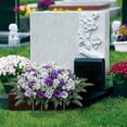 thumbnail image 5 of Flower Saddle Large Artificial Cemetery Flowers For Cemetery Memorial Flowers For Outdoor Decorations,Outdoor Artificial Flowers, 5 of 5