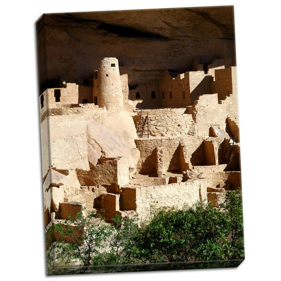 Gango Home Decor Cliff Palace Portrait by Douglas Taylor (Ready to Hang); One 18x24in Hand-Stretched Canvas