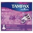 thumbnail image 3 of Tampax Radiant Regular Plastic Tampons, Unscented, 32 Count, 3 of 11
