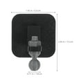 thumbnail image 2 of HIAKDOFT 2Set Trailer Towball Protector Plastic Multi for Truck and Towing Support, 2 of 6