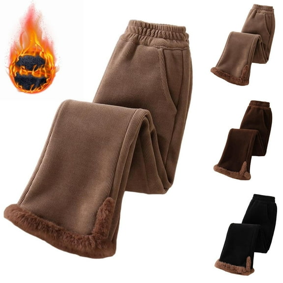 Piuwrlz Flared Pants Teen Girls Boys Fleece Sweatpants Pant Coffee Size 13-14 Years